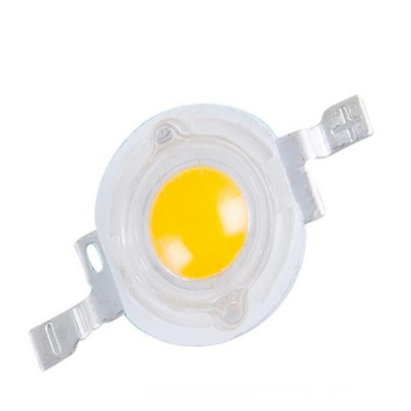 100pcs 3W high power led chip Aquarium lamp bead plant grow light full spectrum white6000k 400-840nm 3.2-3.4 700mA Free shipping