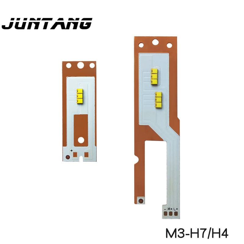 High-power car lamp beads LED white light M3 models H4 / H7 automotive special board stickers ZES 2016 lamp beads 5W / beads 9V
