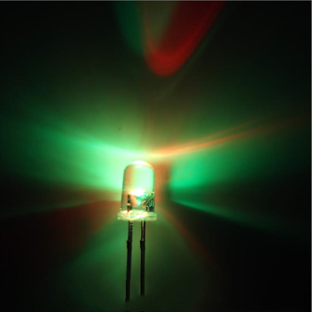 1000PCS/1LOT F3/F5 3mm 5mm red blue/red green double color Mutual flash each other 2Pin light-emitting diode LED Lamp beads