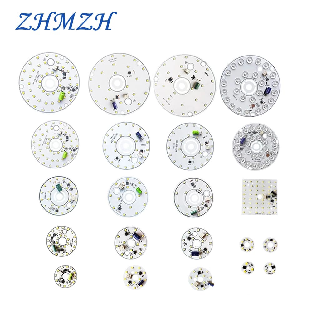 5pcs/lot LED Chip 220V-240V Driver free 1.5W 3W 6W 12W 24W 38W 48W White/Warm Light Source LED Bead-Board for LED Bulbs