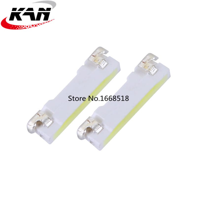 100PCS 020 White 3806 3810 Side View SMD/SMT CW 3.8*1.0*0.6mm 6000-9000K Light emitting diode Lamp bead 020 SMD led white