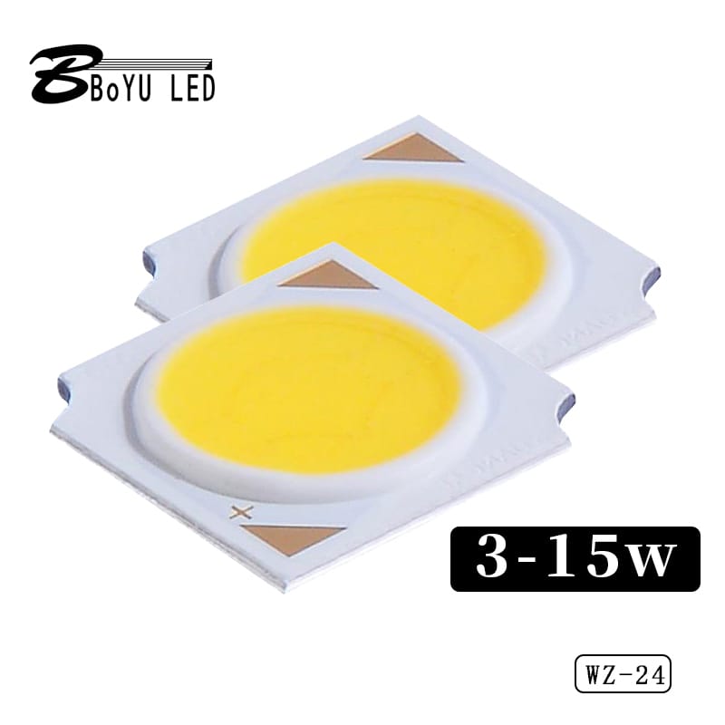 10pcs13*13MM high power LED lamp beads 3-15W cob integrated light source lighting COB lamp beads COB LED11MM light source