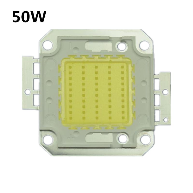 20PCS LED 50W 35*35mli 1500mA  Integrated Light Source High Power Lamp Beads 4000K White Warm White Cold  For Blub Spotlights