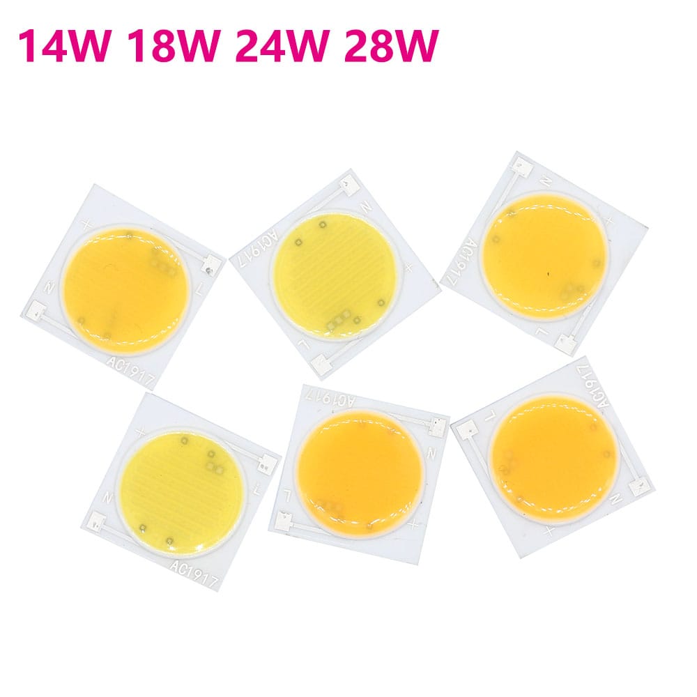 10PCS LED Cob  Ceramic chip 220-240V 14W 18W 24W 28W high quality chip LED COB Lamp Beads For DIY Spotlight Outdoor Light Board