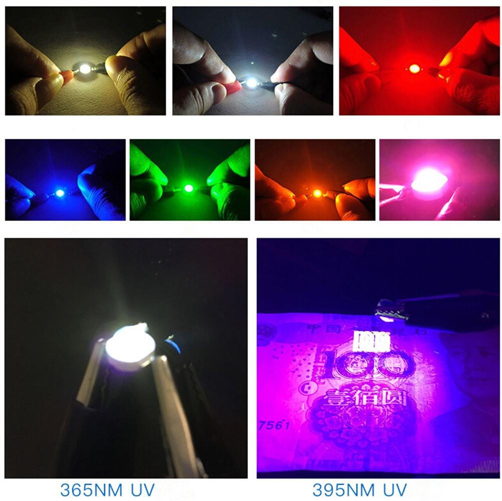 10Pcs/Set 3W LED High Power Super Bright Lamp Beads Night Light for Flashlight Stage Yard Dropshipping