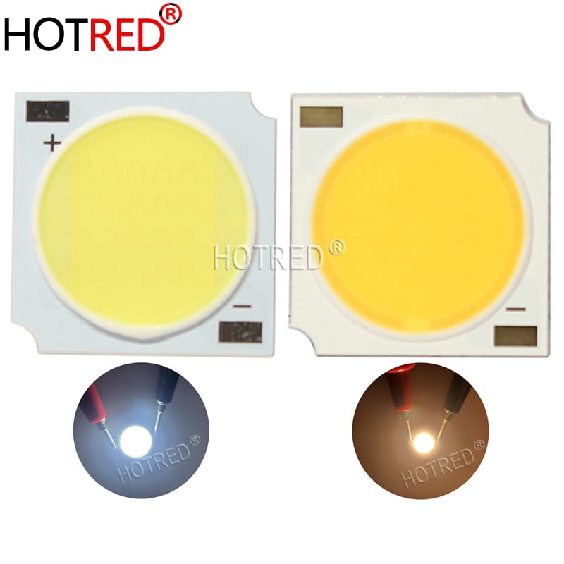 5pcs COB Chip 3W 7W 20W 1215 1313 1919 Light Bead for LED Bulb Integrated SMD diode high brightness led cob DIY  track lingt