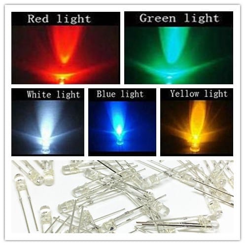 Short leg  Round Lamp Beads LED 3mm White Green Red Blue Yellow Orange Purple Pink UV F3  Ultra Bright Light Emitting Diode