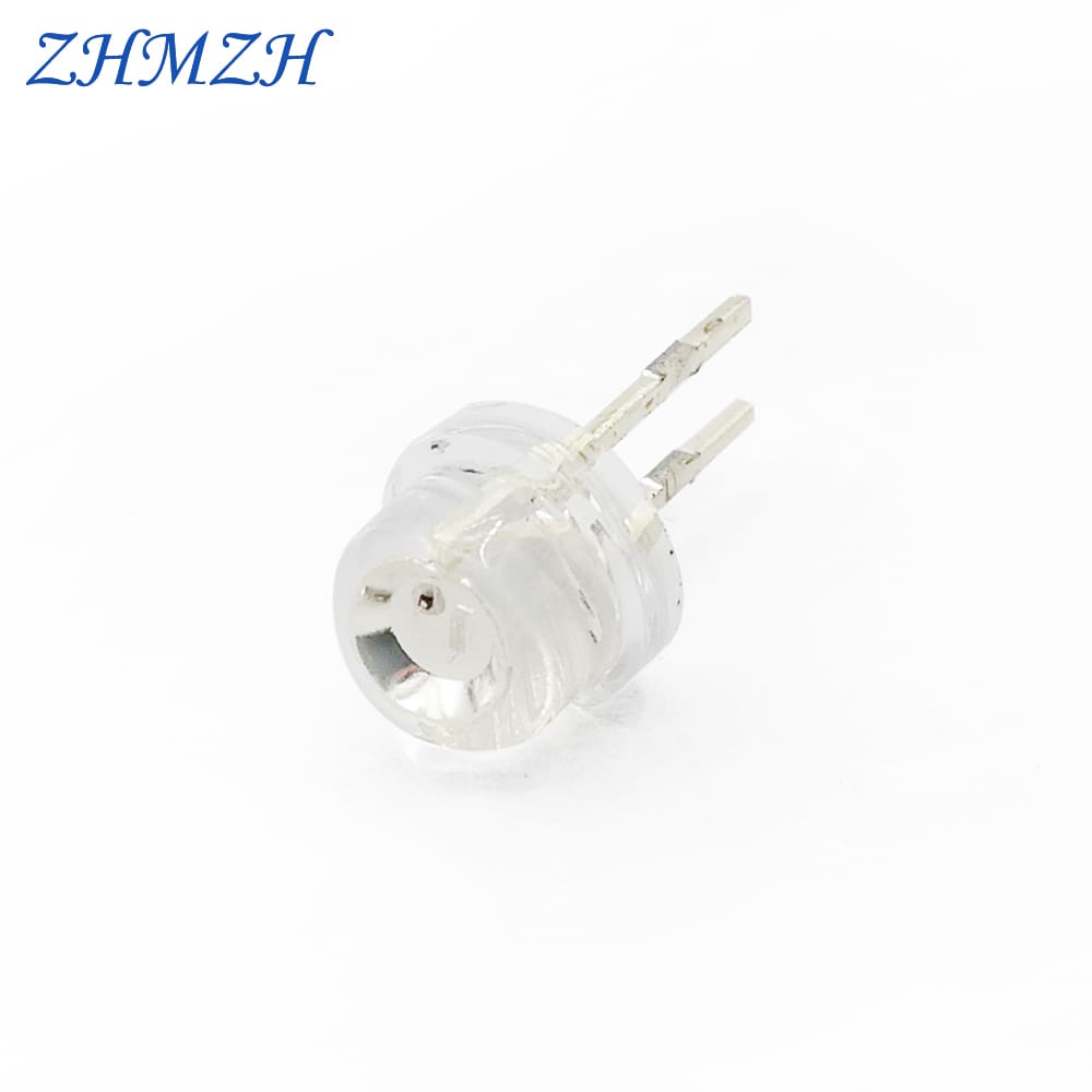 100pcs/Lot ZHMZH Red-Blue Purple Sync LED Straw Hat Lamp Bead Light-emitting Diode Light Beads RBP Slow Flashing Flicker LEDs