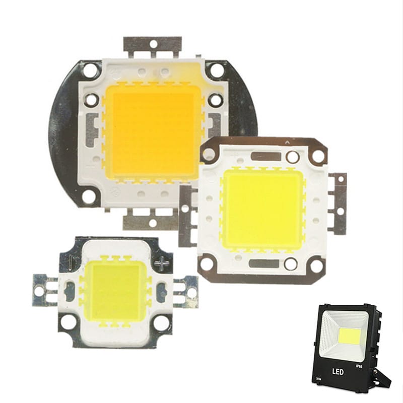 High Power LED Cob Chip Warm  White Lighting Beads 10W 20W 30W 50W 100W Integrated Matrix DIY Spotlight Outdoor Street  Light