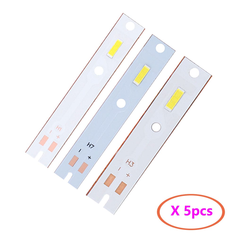 5PCS LED Car Lights Bead H1 H7 H3  6500K  Auto Bulb Headlamp Lights Star Led Headlight Repair DIY PCB Cool White