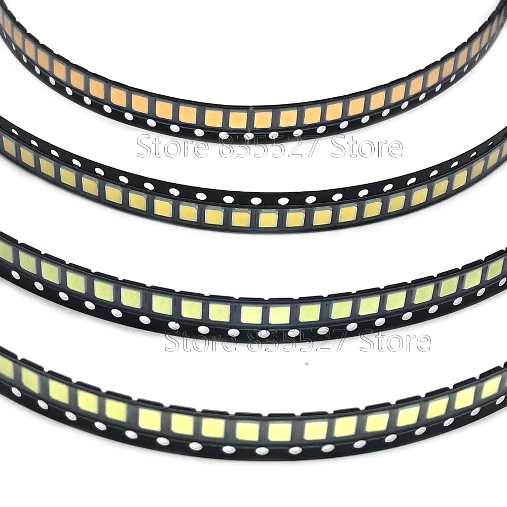 1000PCS/LOT 2835 SMD LED 23-25LM pure white/natural white/warm white/cool white LED bright lamp beads Light emitting diode