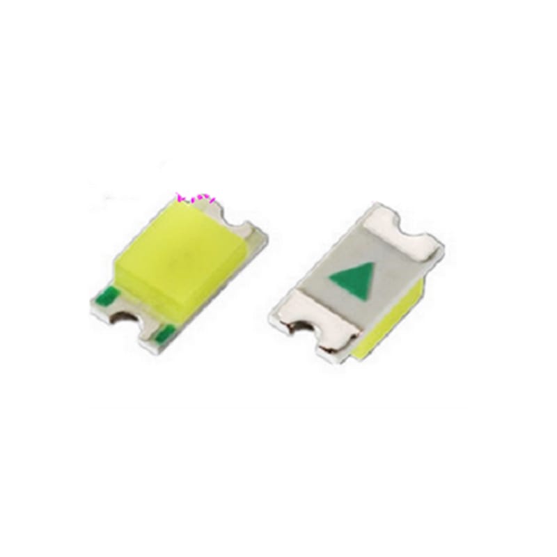 100pcs/lot LEDs 1206 / 3216 Cool White SMD light beads Super bright About 12000k cold white bluish LED light emitting diodes