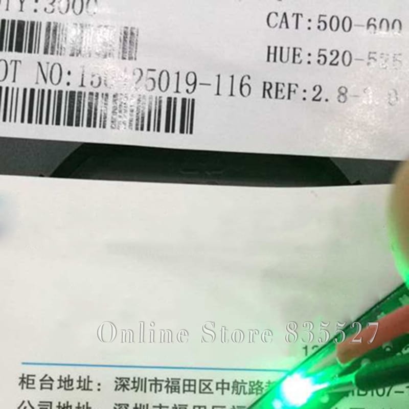 1000PCS/LOT 2012 0805 emerald green SMD lamp beads bright LED light emitting diode leds highlight