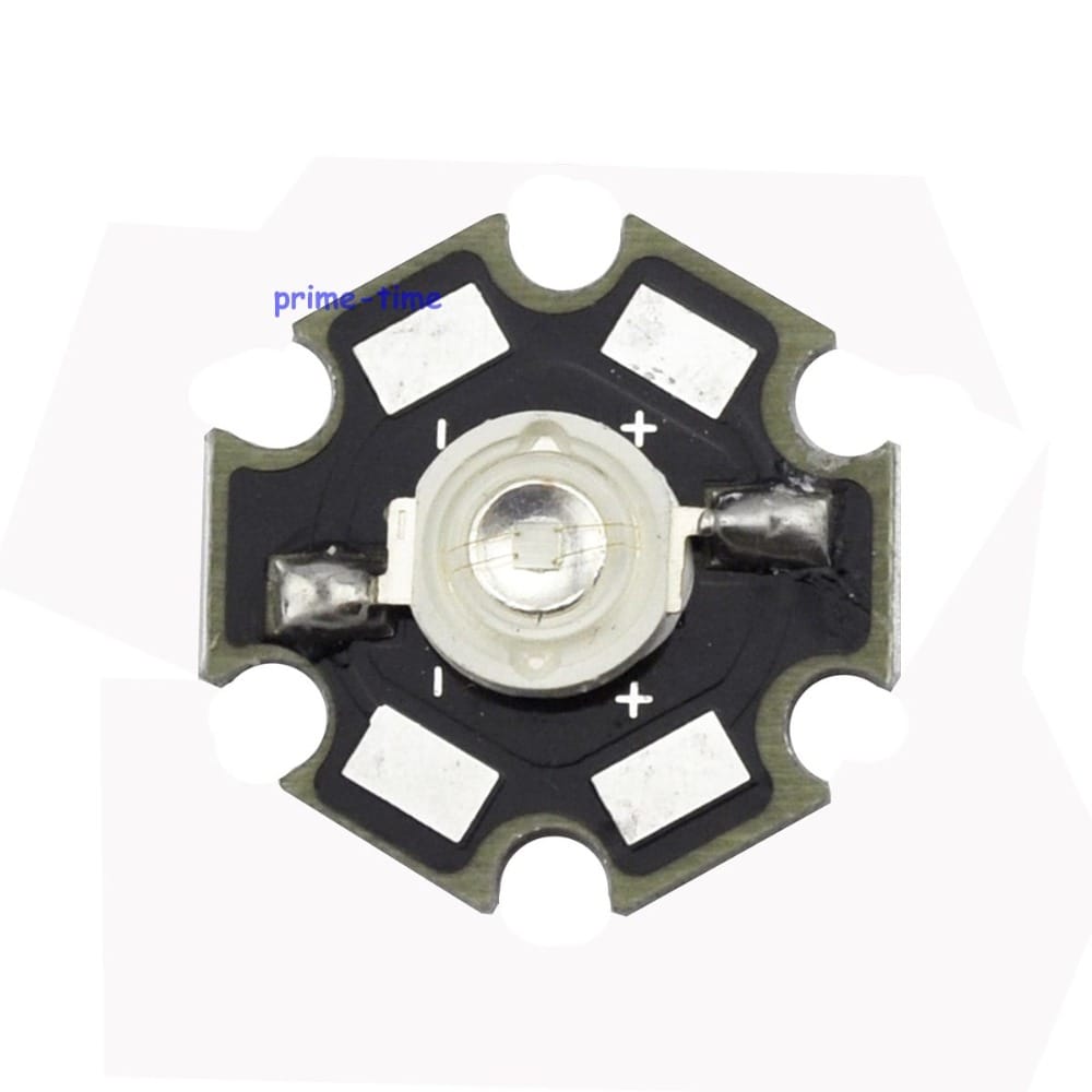 3W UV 365nm LED ultraviolet LED chip light High Power bead with 20mm pcb