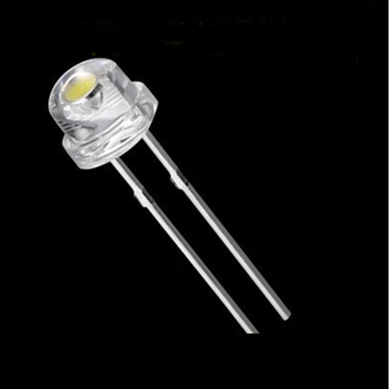 Super bright astigmatism led 5mm hat head white light emitting diode lamp beads F5mm LED 1000pcs