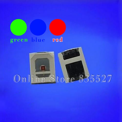 4000pcs/lot LED lamp beads blue / green / red SMD 2835 0.4W Super highlight light-emitting diode