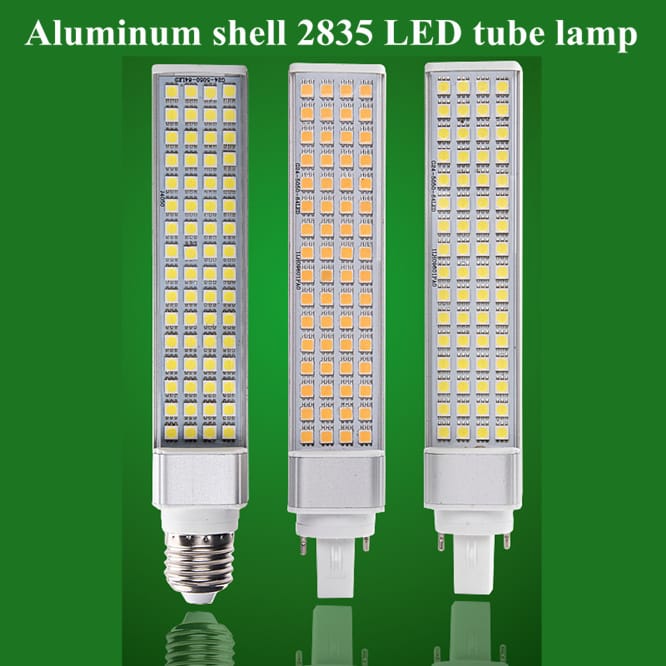10 PCS/LOT Tube lamp LED Light IP20 2835 Lamp beads 220V E27 G24-2/4pin led lamp bulb 5W 7W 9W 10W 12W LED Corn Bulb Lamp