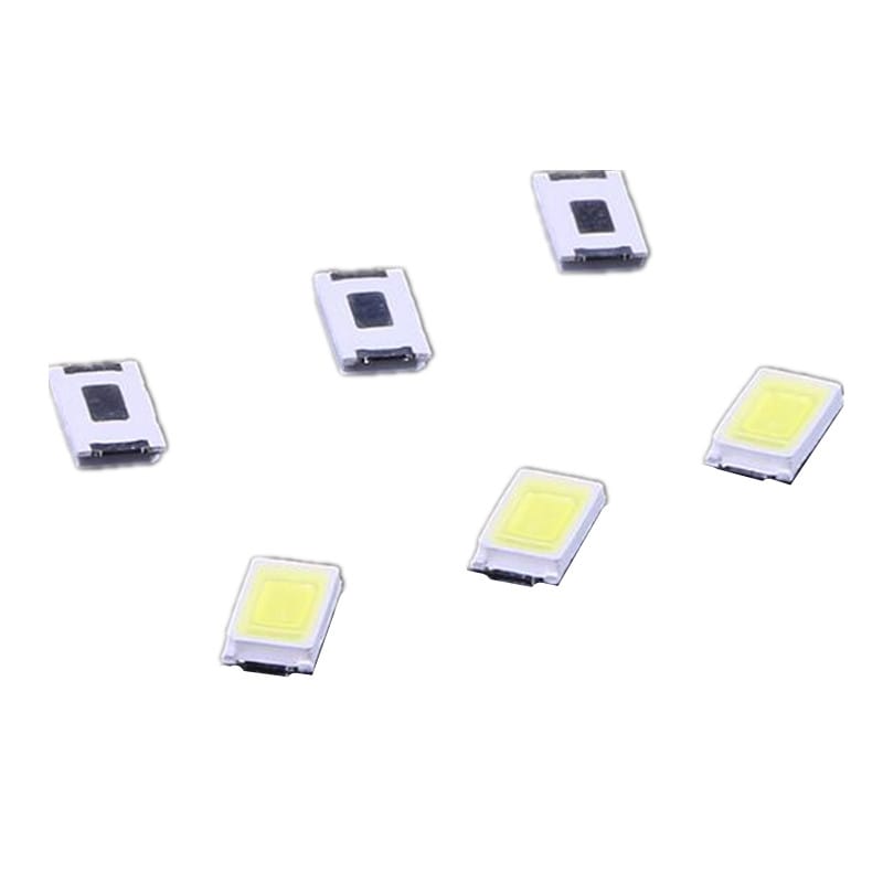 5730 LED chip SMD 3v High power bead Light 0.5W white 6000k warm white 3000k 40 45 50 55 60 65 70lm  Free shipping 1000pcs
