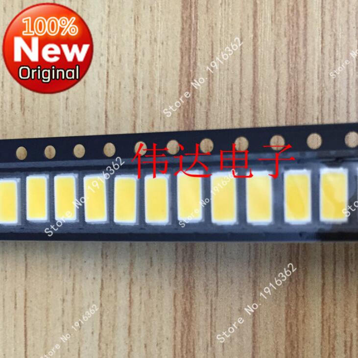 500PCS/Lot  LED lamp 5730/5630 SMD beads high brightness 0.5W 45-50LM white warm white light