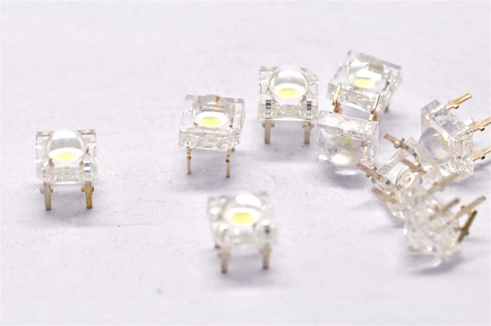 LED lamp beads bright 5mm blue blue piranha light-emitting diodes (500pcs)
