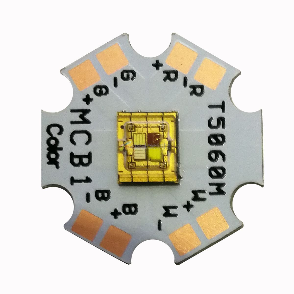 5pcs Semileds T5060M-MCB 5060 RGBW LED Chip Emitter Bulb 15w 180-224LM LED Lamp Beads For DIY Stage Lights 20mm PCB