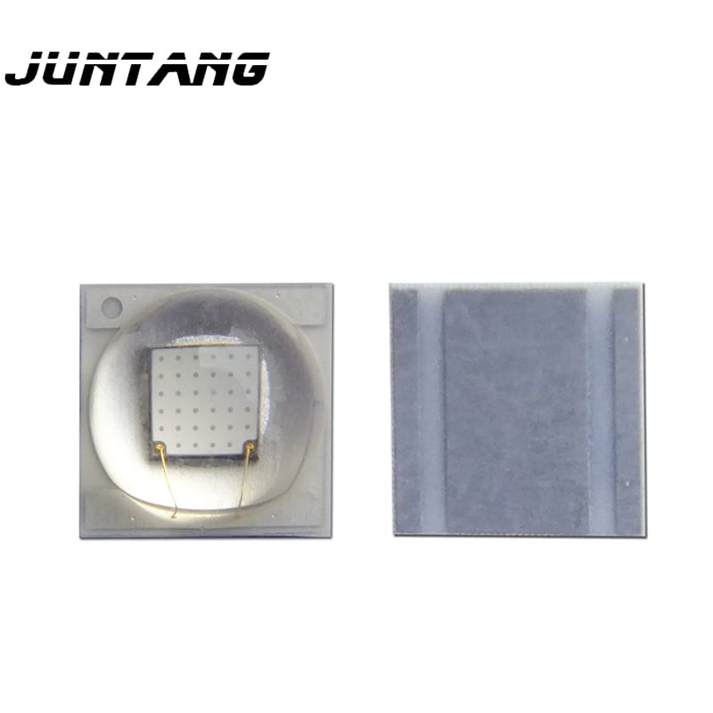 10pcs 5W High Power LED 5050 Purple 395nm-400nm Lamp Bead Ceramic Substrate Curing Money Detector Fishing Light Source