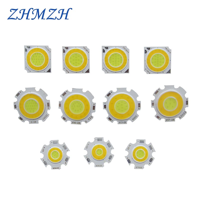 10pcs/Lot LED Chip Two Color 3w 5w 7w 10w Dual Color Light Beads ownlight Double Color Light Source COB 260mA 2820 SMD