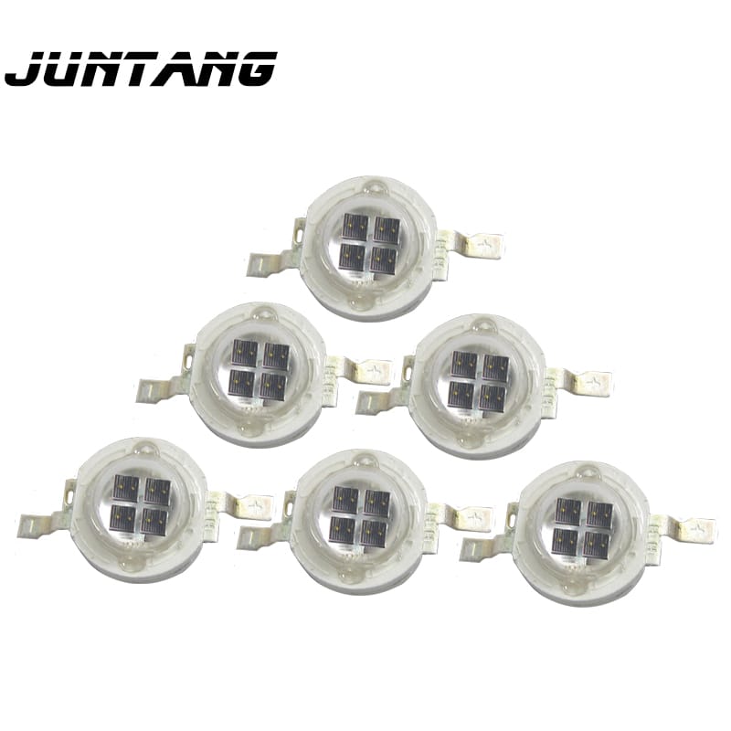 5pcs High power LED3W5W lamp beads infrared 660nm730nm 850nm 940nm chip emitting light COB night vision CCTV camera monitor