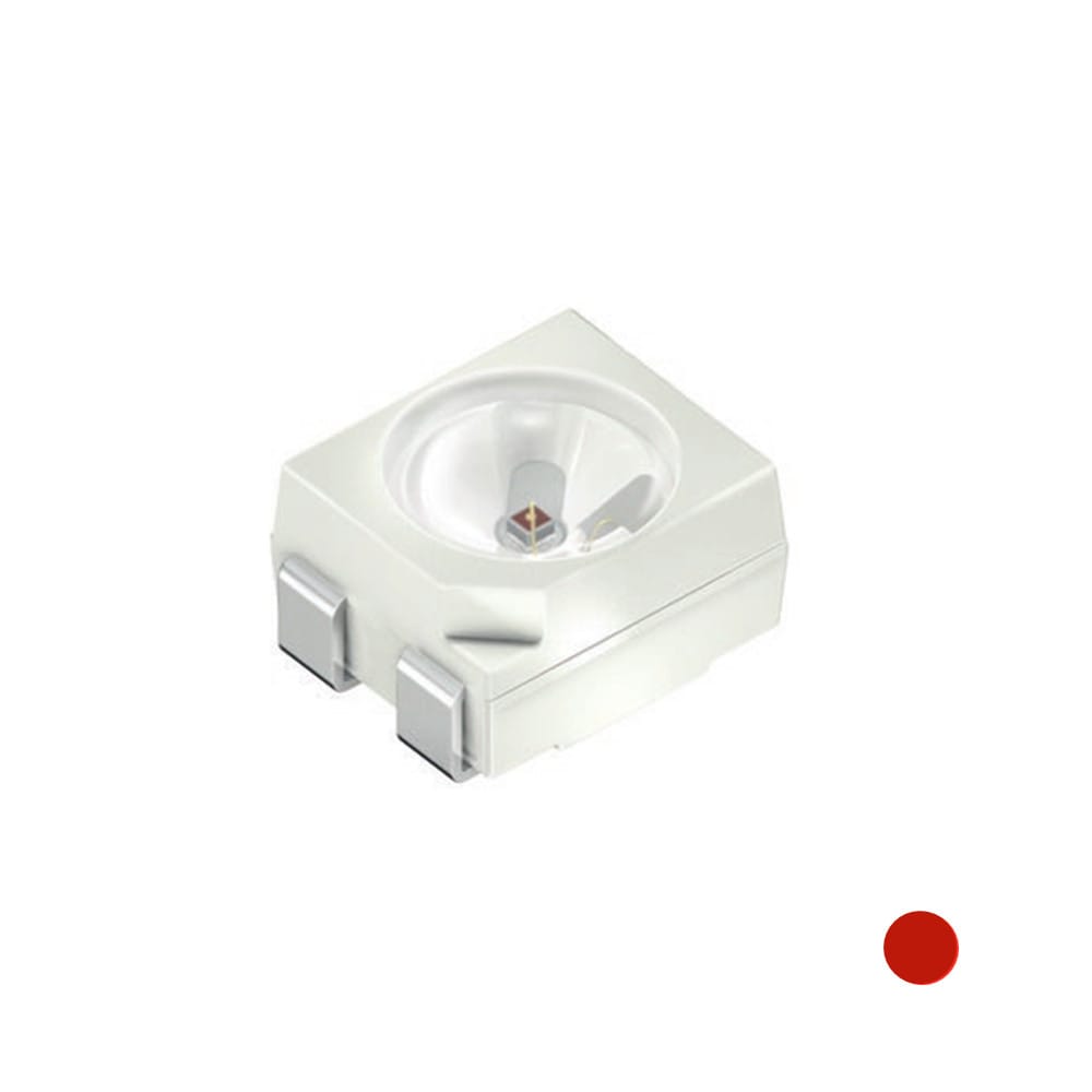 50PCS LSE6SF  LS E6SF 3528 SUPER RED SMD LED PLCC-4 633nm 2.15v 50mA 1570mcd Light Beads Lamps LS E6SF-V2BA-1 Common Cathode