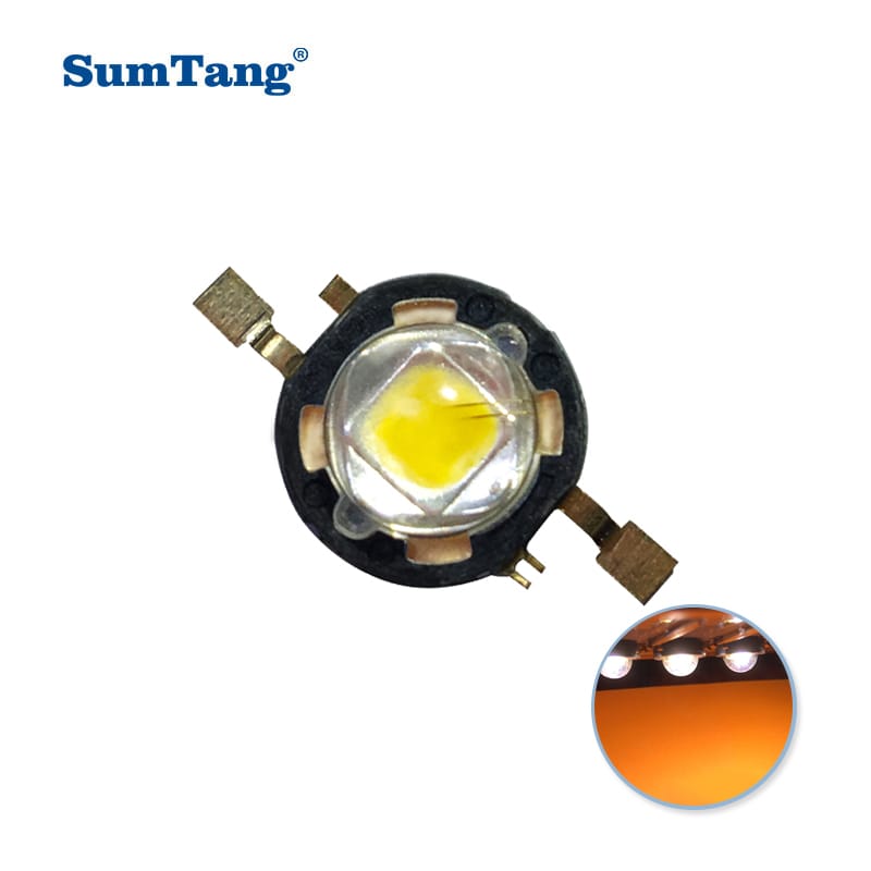 50pcs/lot High Power LED 3W Light Beads Chip 70/93ra 180-200lm Zener Included Silicone lens White / Warm White