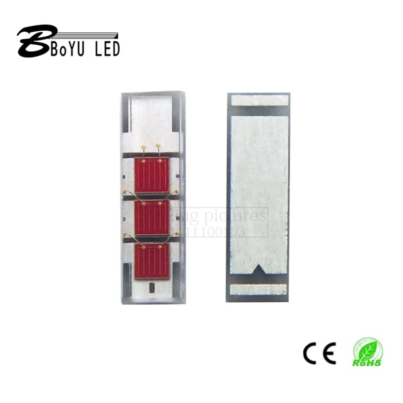 High-power car lights LED1860 red light 620-630nm lamp beads CSP1860 light source ceramic lamp beads turn light source indicator