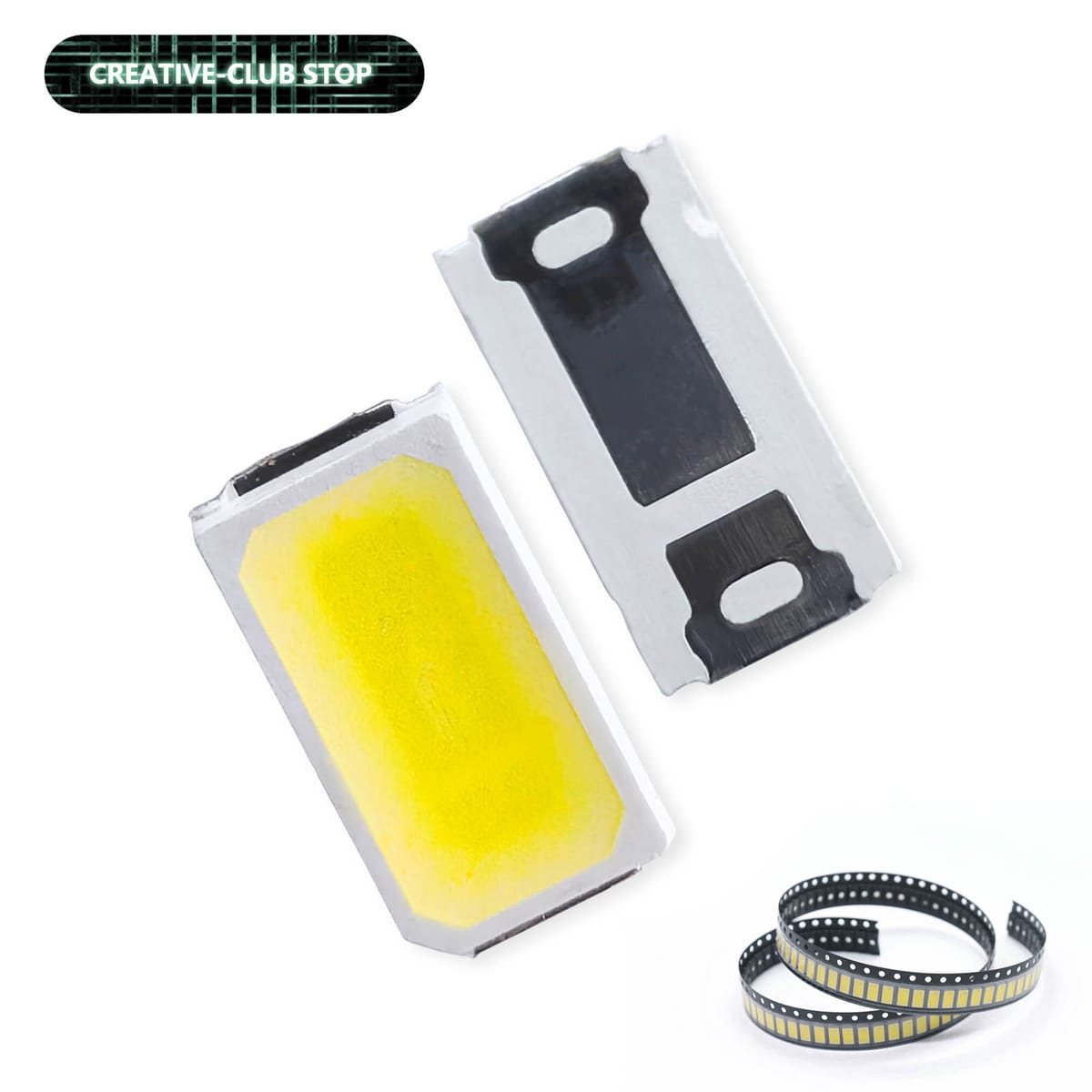 100Pcs High Brightness SMD 5730 LED COB Chip Lamp Beads PCB Emitting Diode Lamp 3-3.2V 0.5W DIY for All Kinds of LED Light Beads