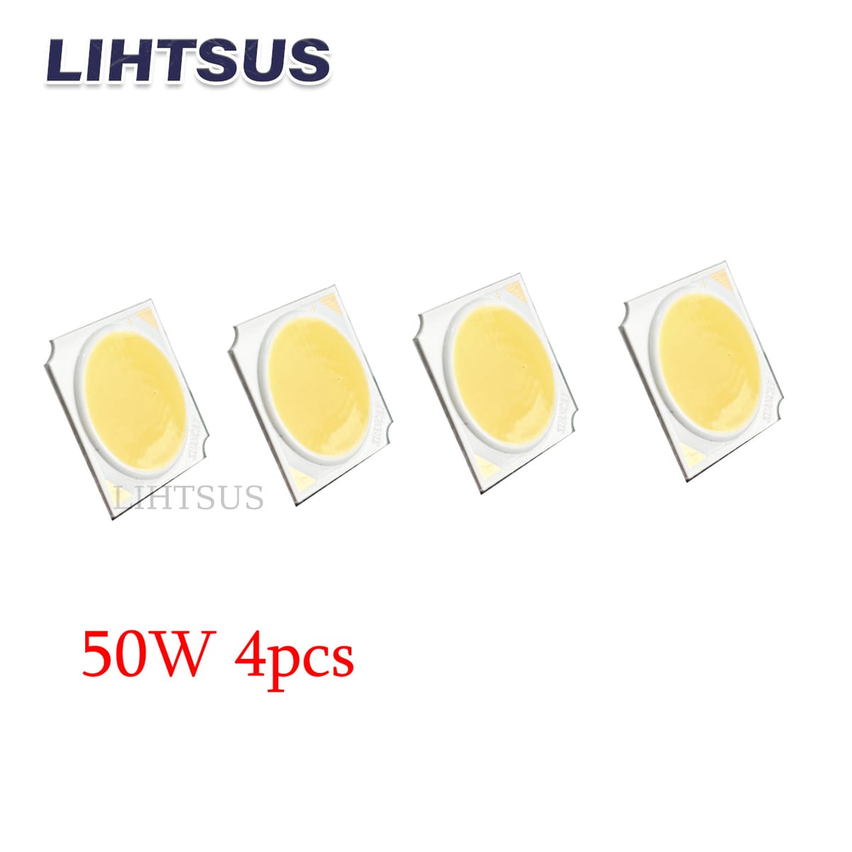 4pcs LED COB Beads CRI≥95  Light-Emitting Diode  Chip 30W 40W 50W 19*19mm 36V 1200mA Light Board For DIY LED Spotlight Downlight