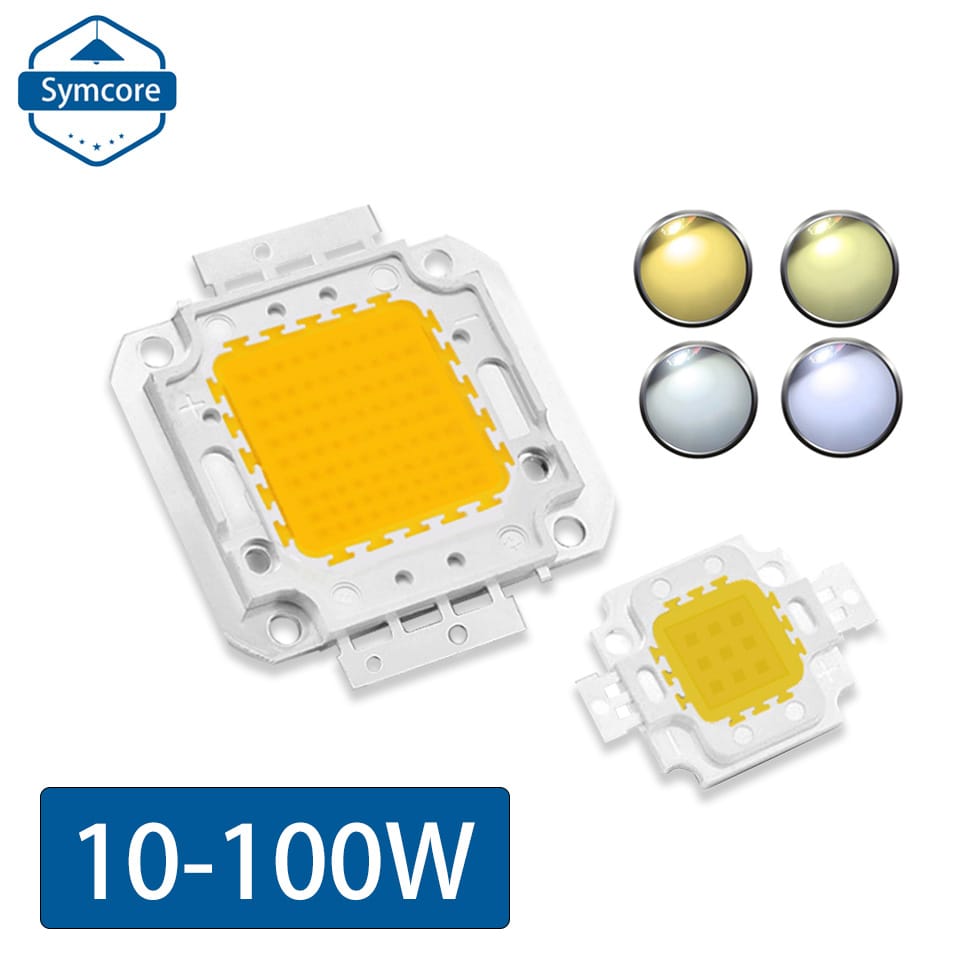 10W 20W 30W 50W 100W LED Beads Light Warm Natural White COB Integrated LED Lamp Chip For Outdoor Floodlight Spotlight Bulb