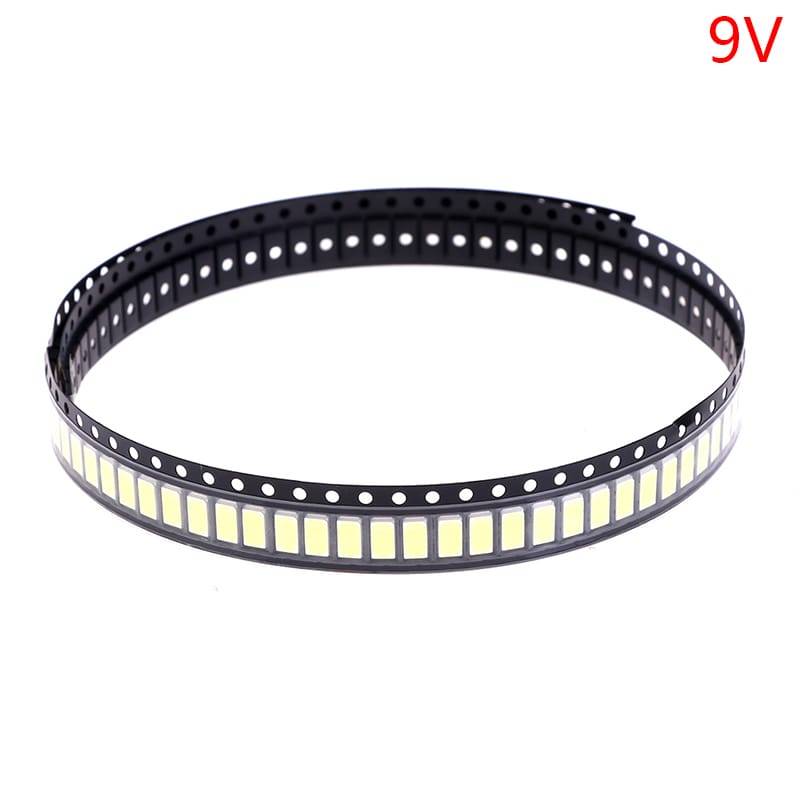 100Pcs 3030 SMD LED Beads 1W 3V/6V/9V Cold White Light For TV LED Diodes.
