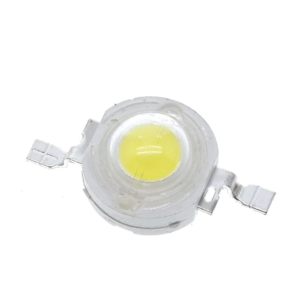 100PCS High Power LED Lumen Lamp Beads 1W 3W White Light Warm Light LEDs Bulb Light Emitting Diodes SMD Chip 220-240LM Lamp Bead