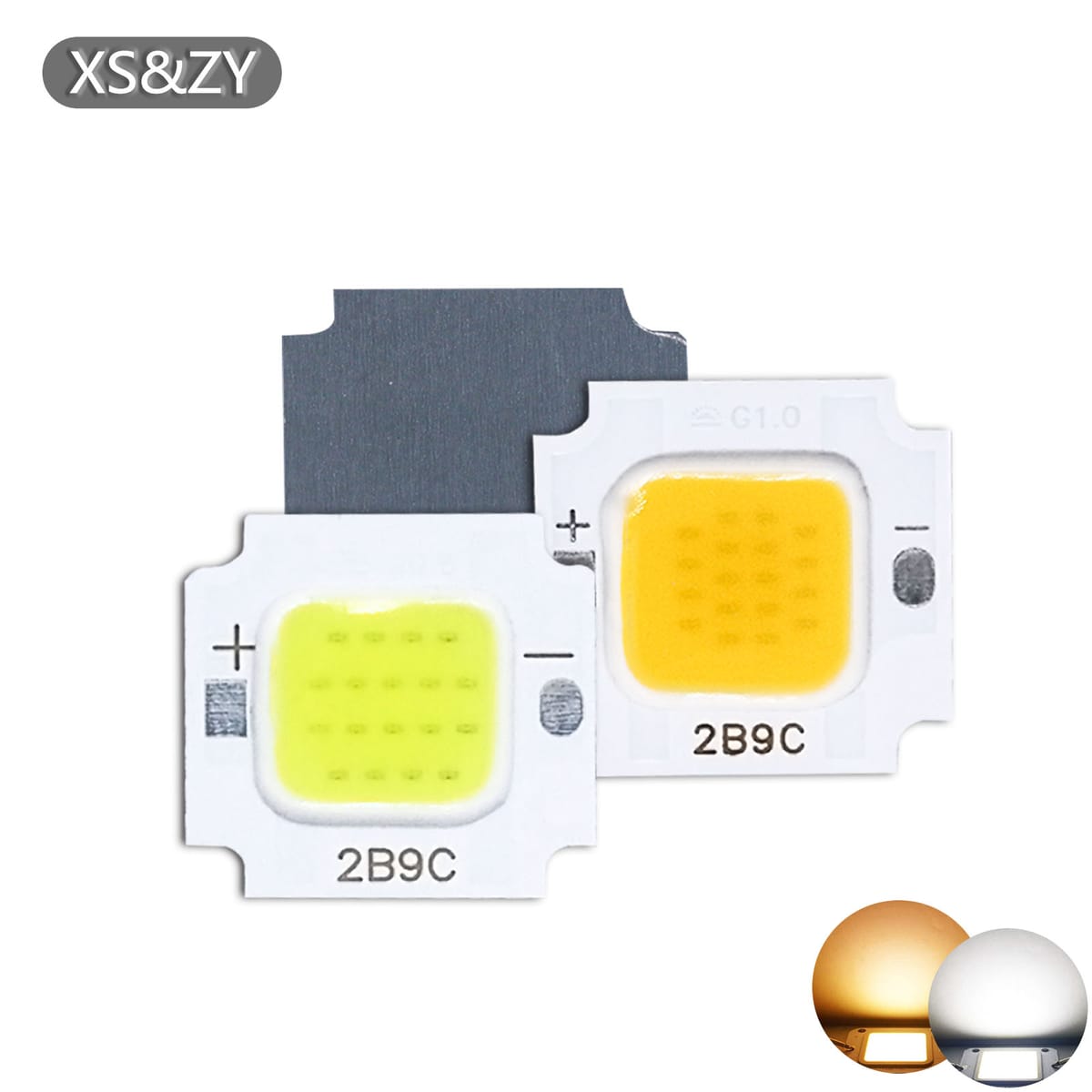 5pcs High Power 300mA LED COB Chips 10W DC 30-32V Light Beads SMD DIY For LED Bulb Floodlight Spotlight Light Source Accessories
