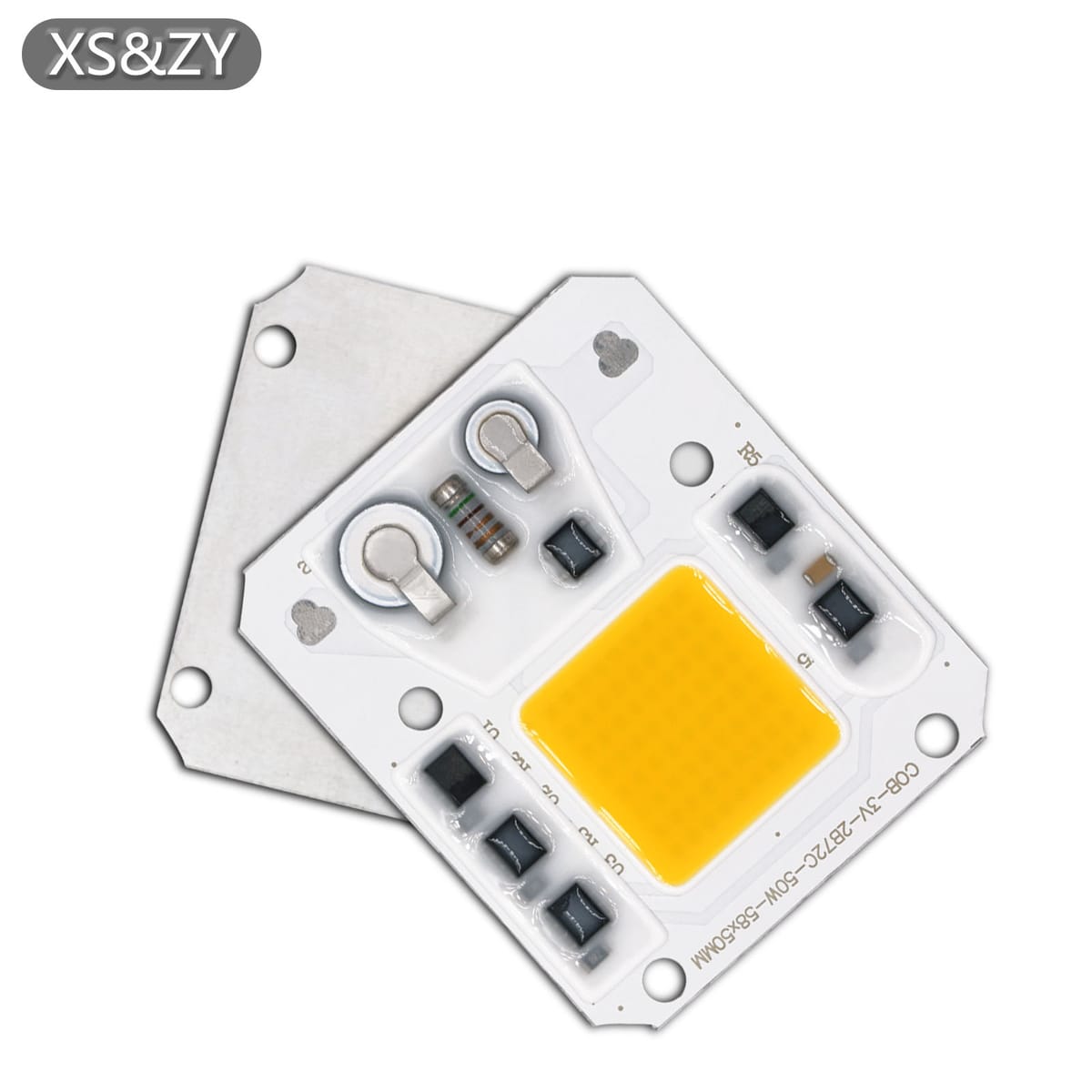 5PCS 220V LED COB Bead Smart lC Module Driverless 50W58*50mm No Need Driver For Spotlight Projection Outdoor Garden Lighting DIY