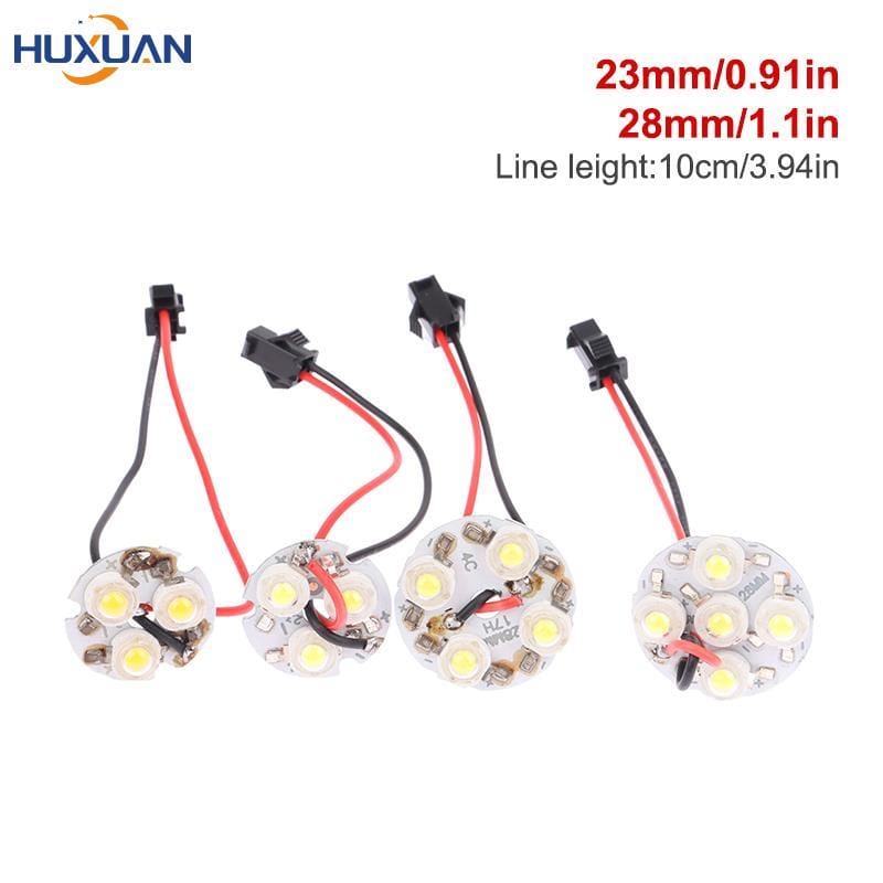 High Brightness LED 3W/4W/5W Lamp Bead Light Board Bulb Round Transformation Light Source 23/28mm Indoor Light High power  LED