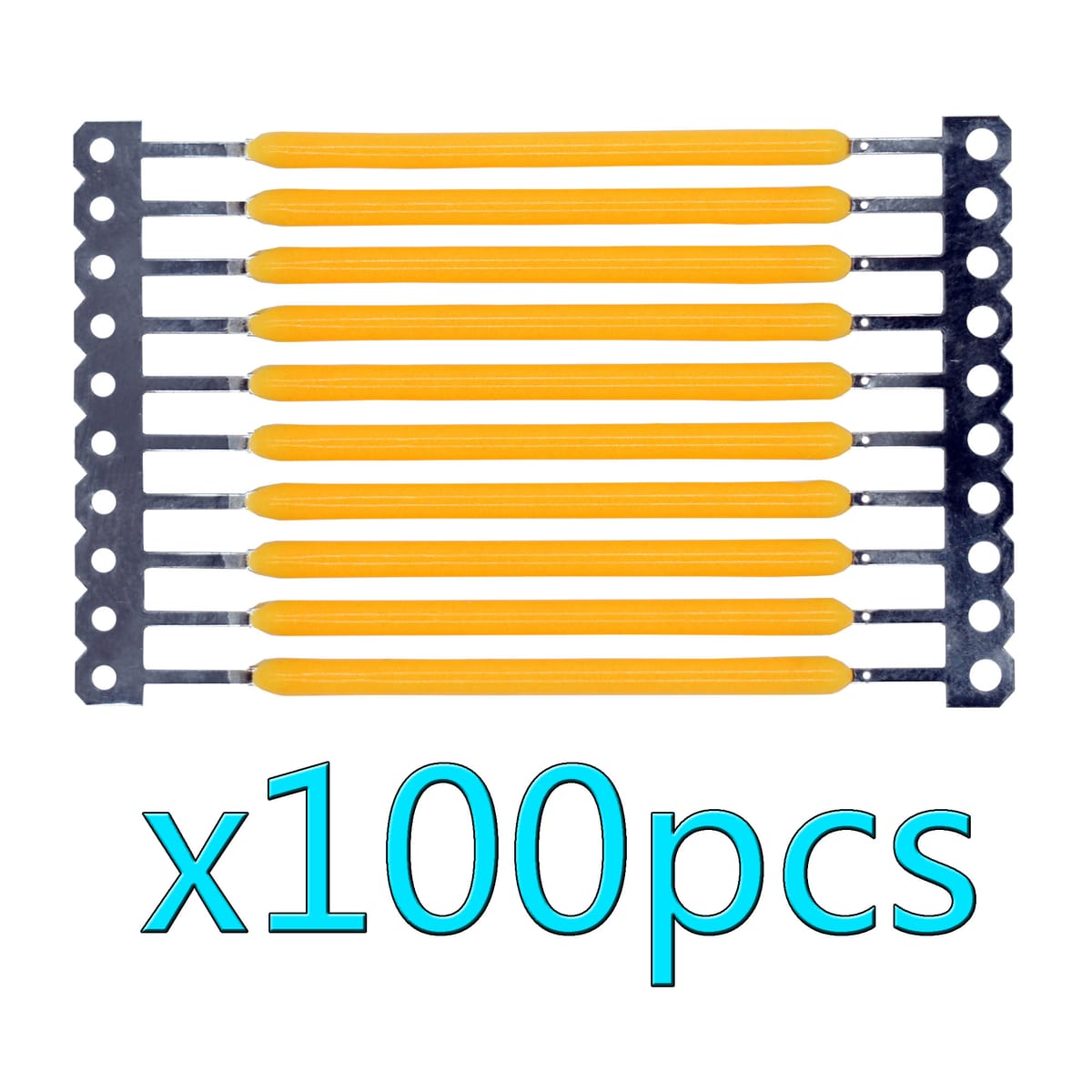 LED Filament Retro Edison 30mm DC2.8-3.2V 150mA 100pcs a lot LED light bar Warm 2700K LED Bead Unit Accessories Diodes DIY