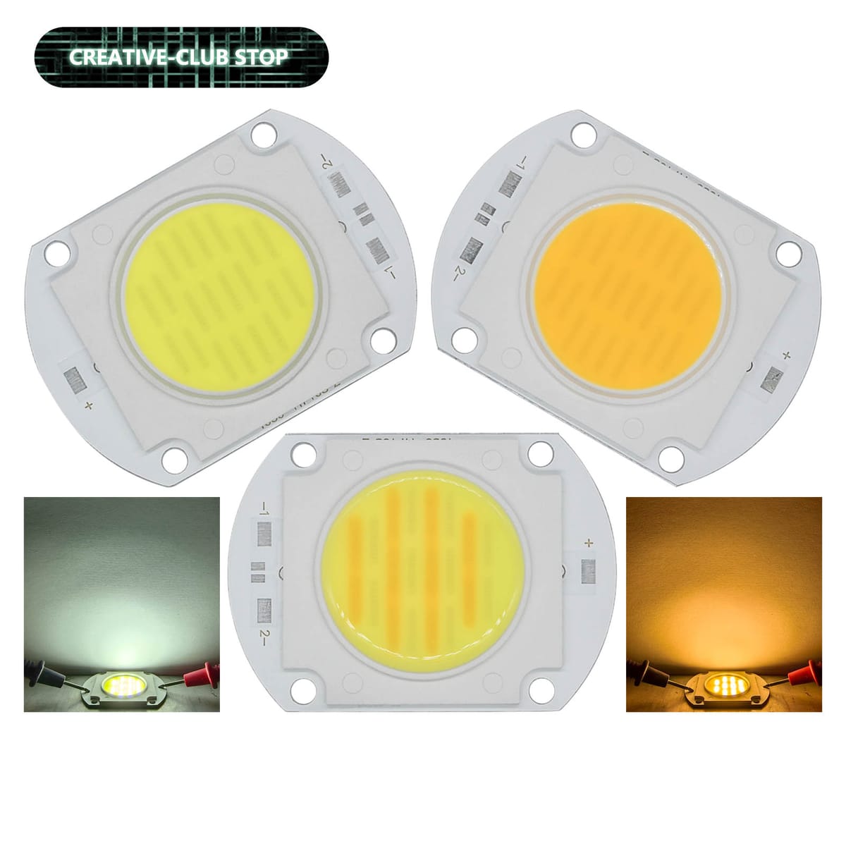 100W LED Module Lamp DC30-32V 1500mA COB Integrated Light Beads White Warm White for Spotlight Bulb DIY Flood Light Outdoor Chip