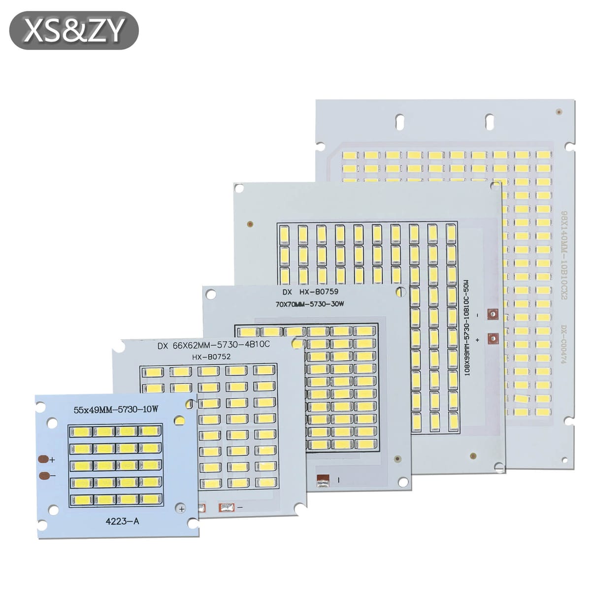 10W 20W 30W 50W 100W LED Chip Light Boards Lamp Beads DC30-33V Cold White For Spotlight Flood Light Street Lamp Outdoor Lighting