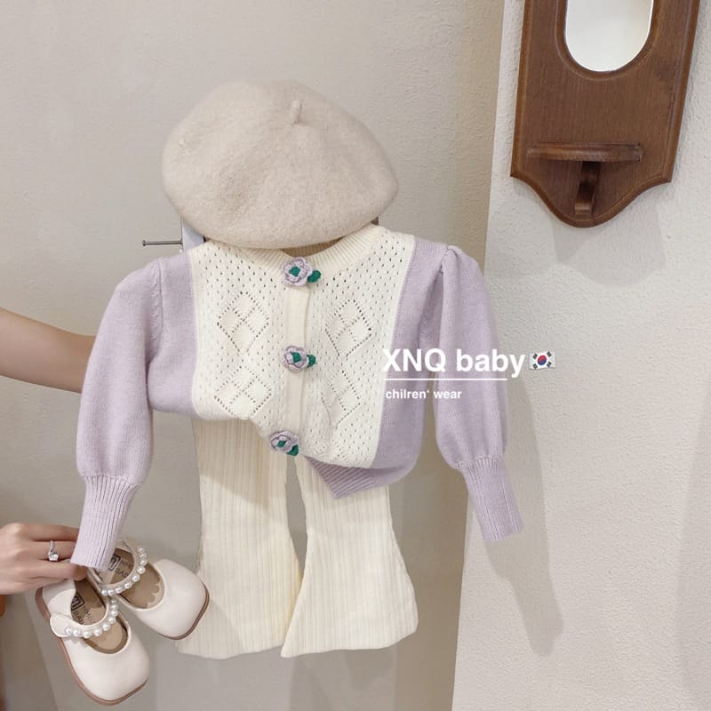 Girl Sweater 2023 Spring New Korean Baby Small Flower Round Neck Knitted Cardigan Children Foreign Sweater Girl Top Sweaters