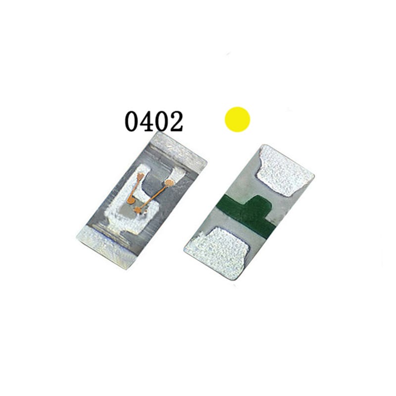 100PCS SMD LED 0402 Light Emitting Diode Beads Super Bright YELLOW Lamp ( 0402=1005 )