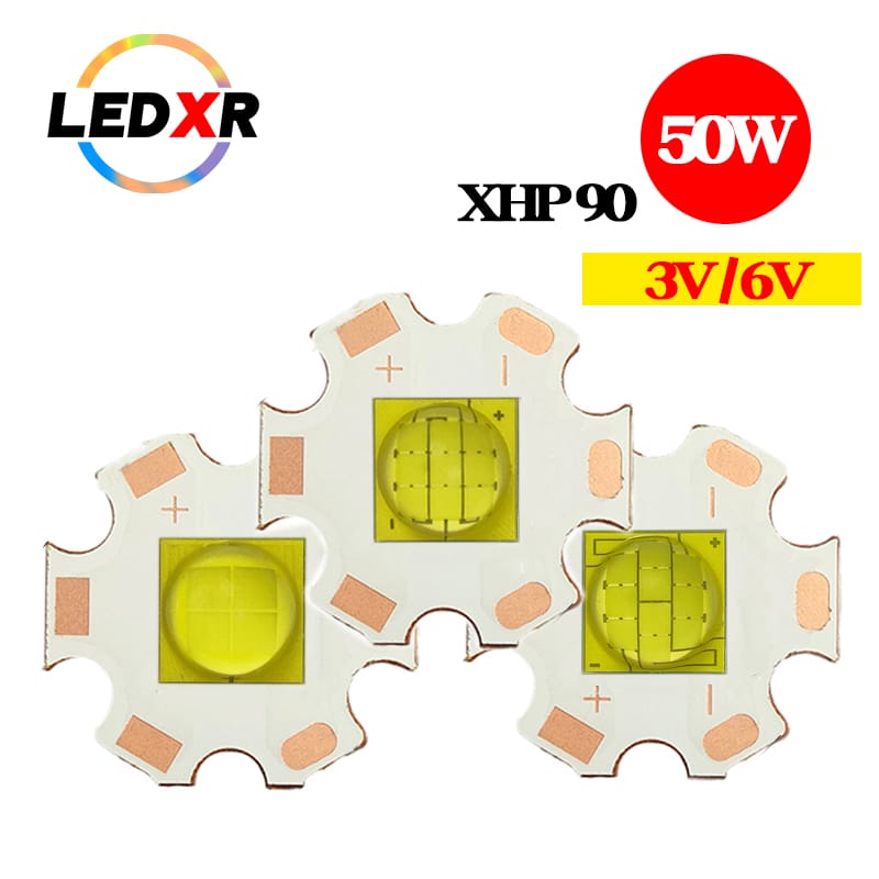 DC 3V 6V XHP90 LED chip lamp bead high power LED 36W 45W 50W 60W ceramic LED COB flashlight mining lamp diving lamp light source
