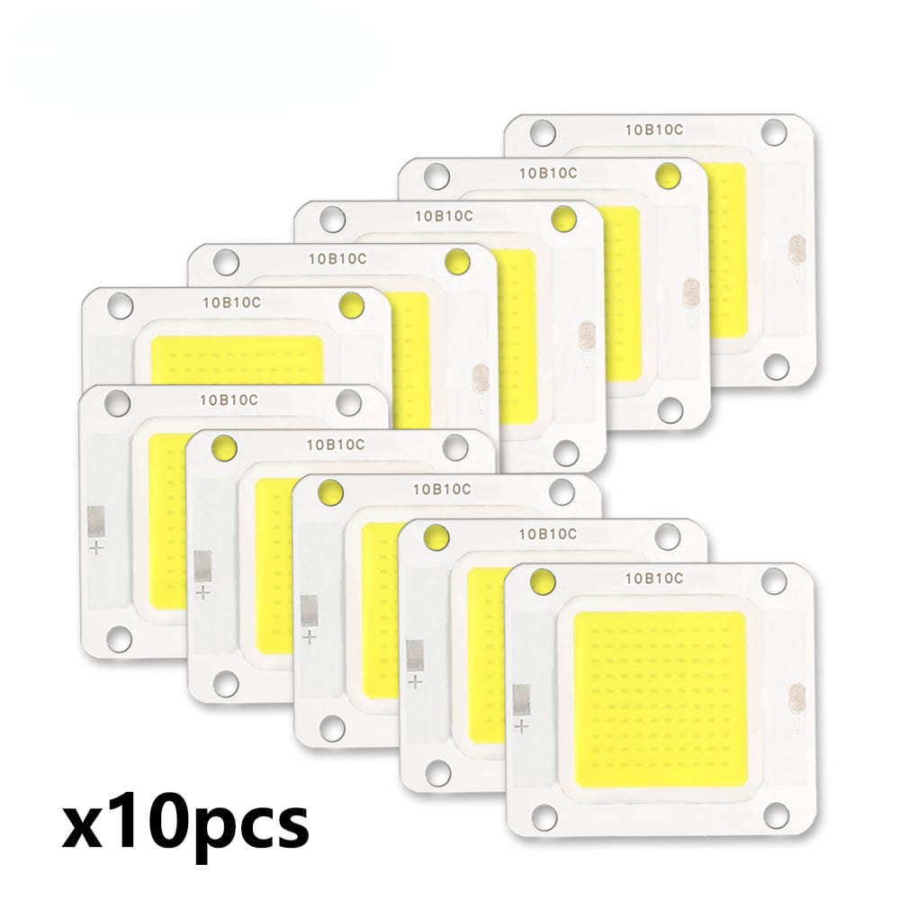 10pcs High Power 300mA LED COB Chips 10W 20W 30W 50W 70W 100W DC 30-32V Light Beads SMD DIY For LED Bulb Floodlight Spotlight