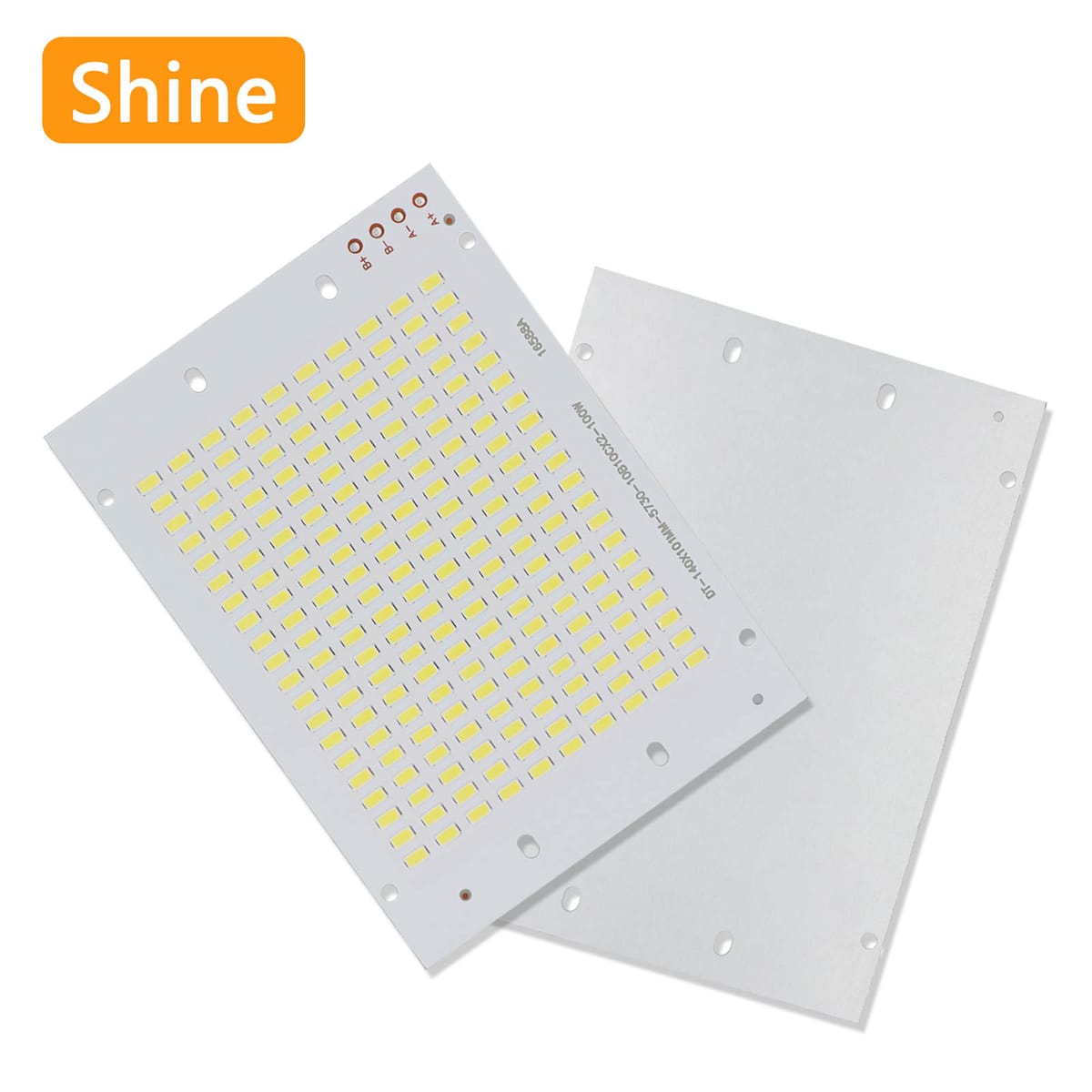 LED Floodlight 6500K SMD5730 LED Bead Aluminum Substrate 100W DC30-32V LED Billboard Courtyard Accessory Light Board