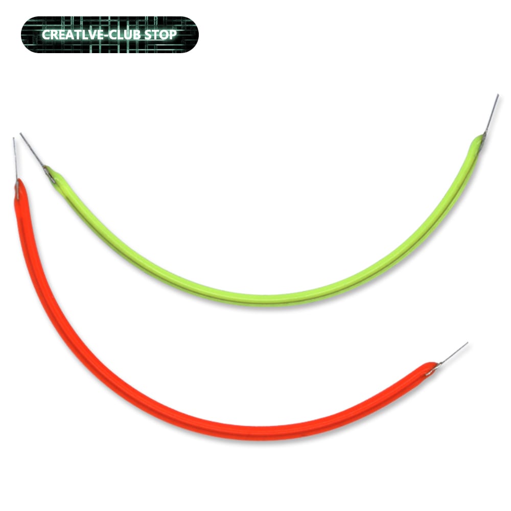 10pcs 80mm Diode Flexible Filament RGB LED Filament Bulb Lamp Diode DC3V 100mA Edison Light Bulb Parts DIY Lamp Bead Accessories