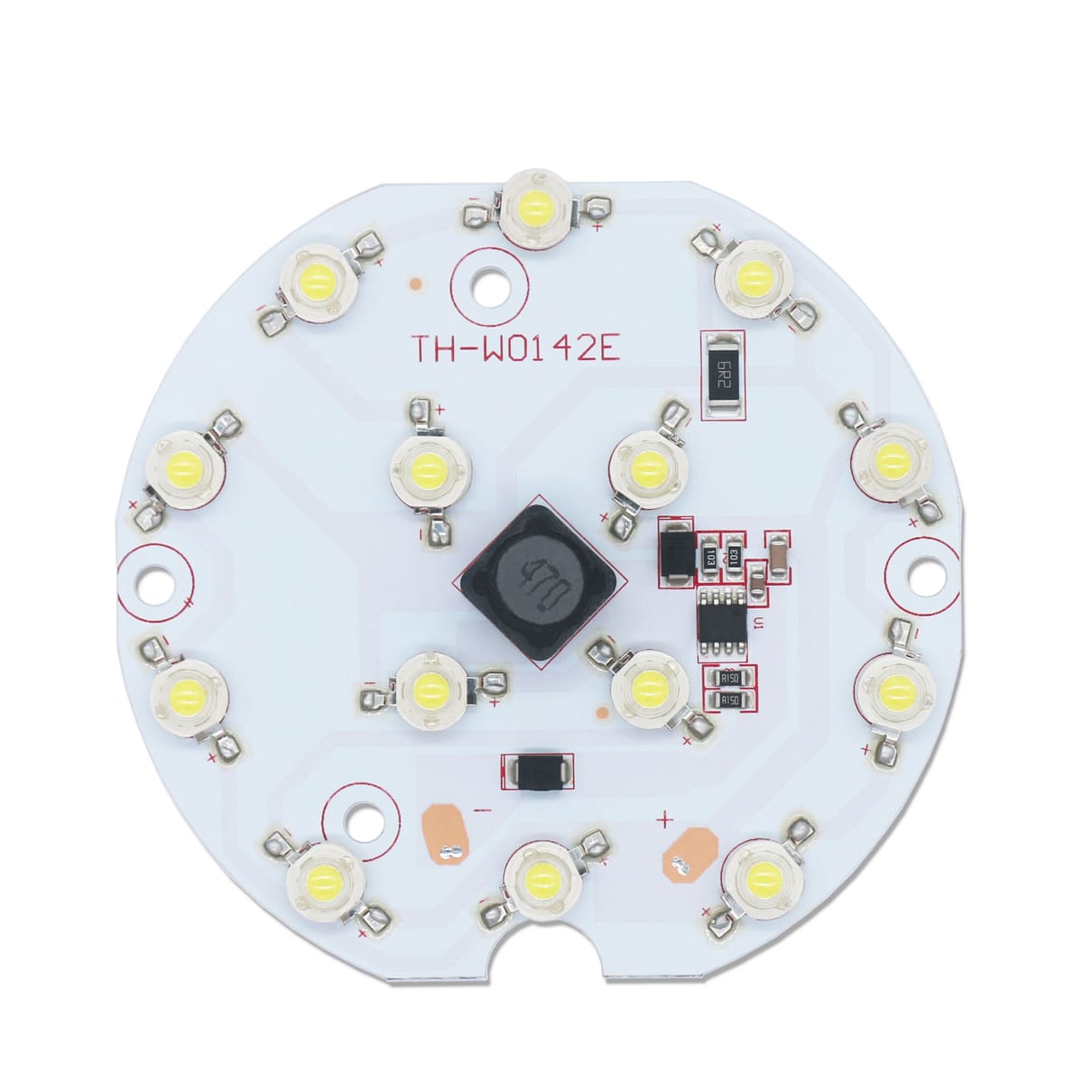 2pcs 20-30W DC12V 48V LED Chip Smart IC LED Round Light Board Light Bead Diodes For Car Motorcycle Headlights Spotlight Bulb DIY