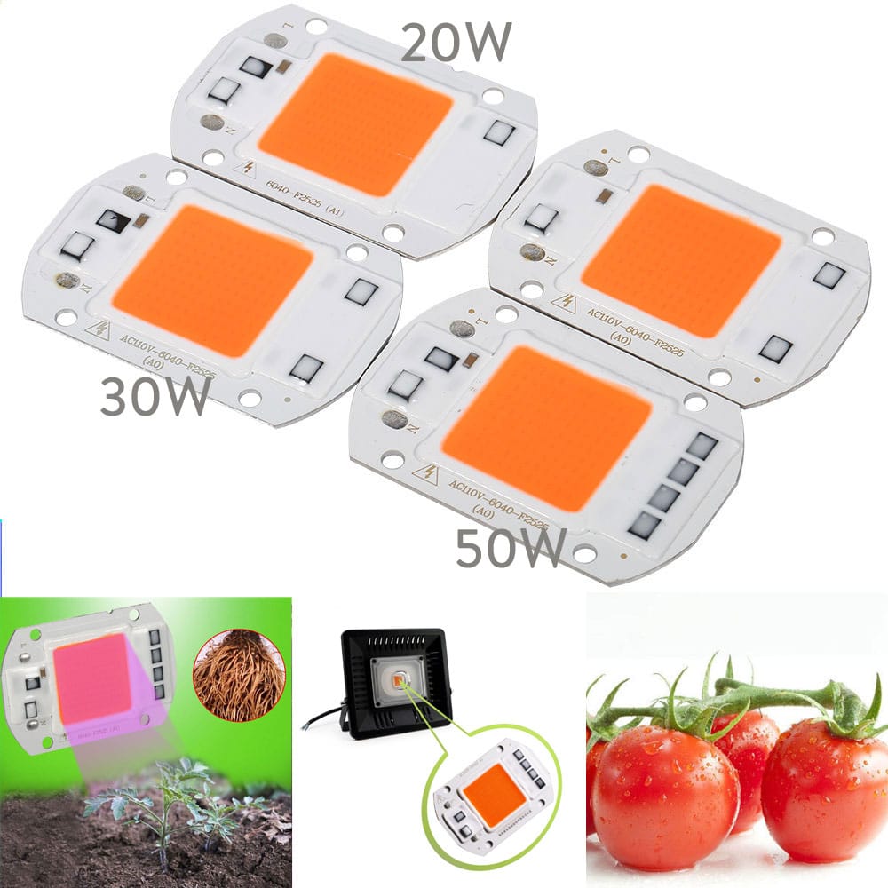 COB LED Chip 220V 110V 6040 Module No Need Driver Smart IC Matrix 50W LED Lamp Bead DIY For Flood Light LED CHip Soldering